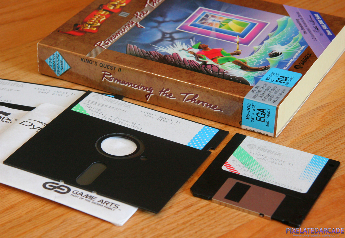 King's Quest II: Romancing the Throne Cover Art: 