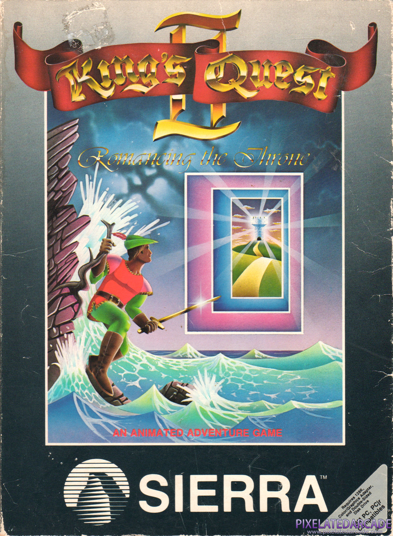 King's Quest II: Romancing the Throne Cover Art: King's Quest II: Romancing the Throne Cover Art: