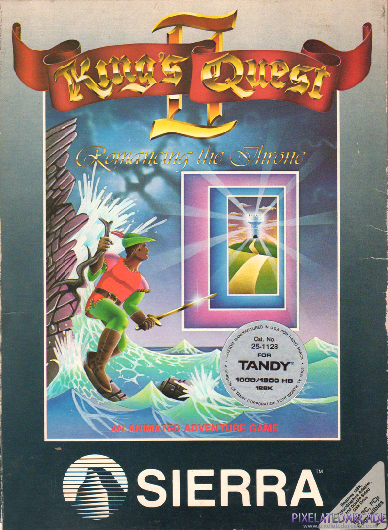 King's Quest II: Romancing the Throne Cover Art: King's Quest II: Romancing the Throne Cover Art:
