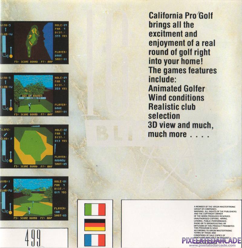 California Pro Golf Cover Art: California Pro Golf Cover Art: