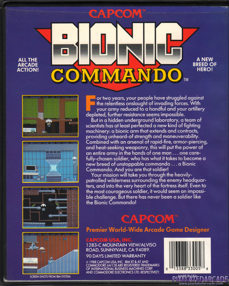 Bionic Commando Cover Art: Bionic Commando Cover Art: