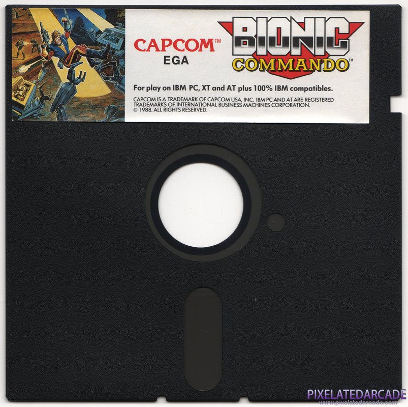 Bionic Commando Cover Art: Disk 1 of 2 Bionic Commando Cover Art: Disk 1 of 2
