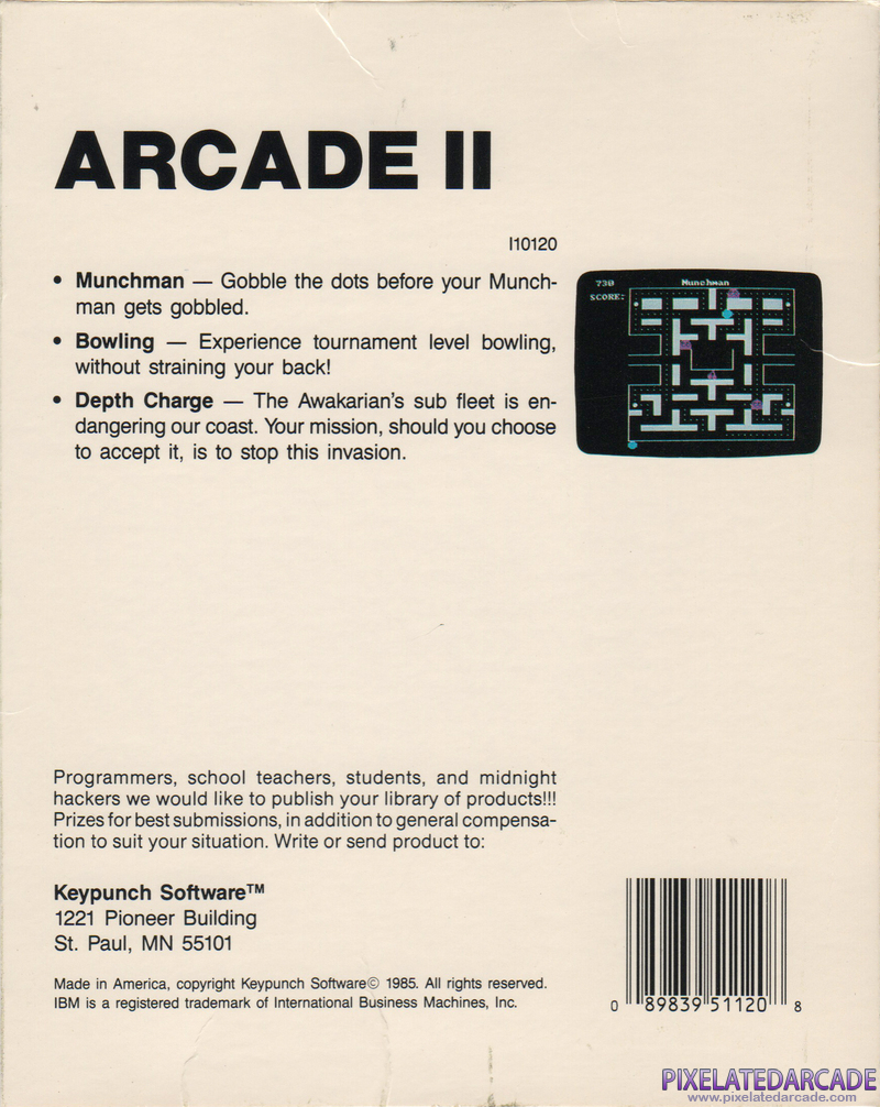 Arcade II Cover Art: 
