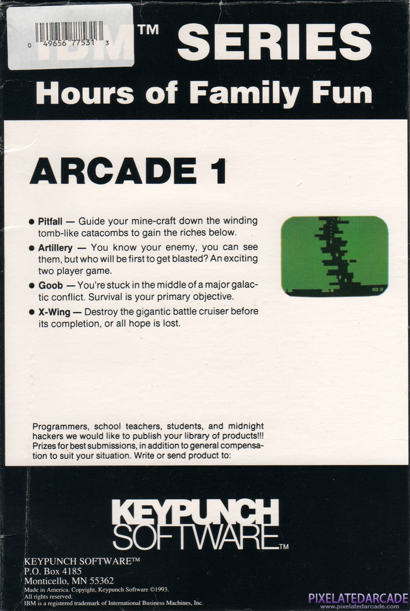 Arcade 1 Cover Art: Arcade 1 Cover Art: