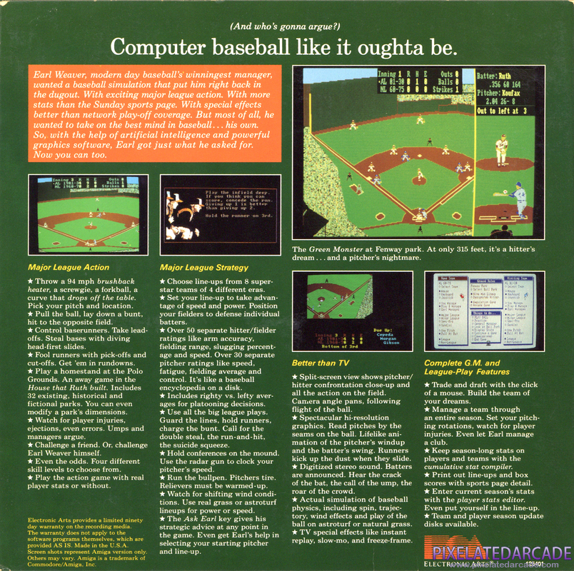 Earl Weaver Baseball Cover Art: Earl Weaver Baseball Cover Art: