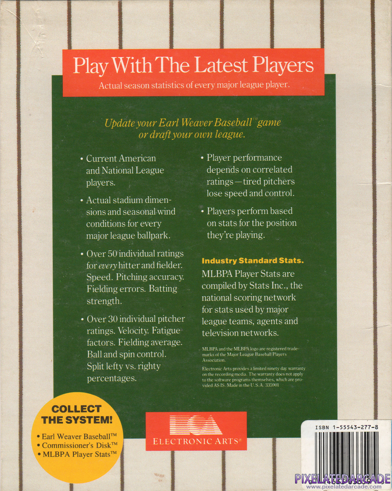 MLBPA Player Stats (1988) Cover Art: MLBPA Player Stats (1988) Cover Art: