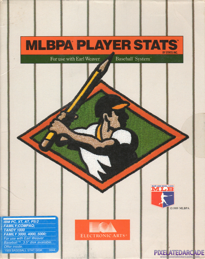MLBPA Player Stats (1989) Cover Art: MLBPA Player Stats (1989) Cover Art: