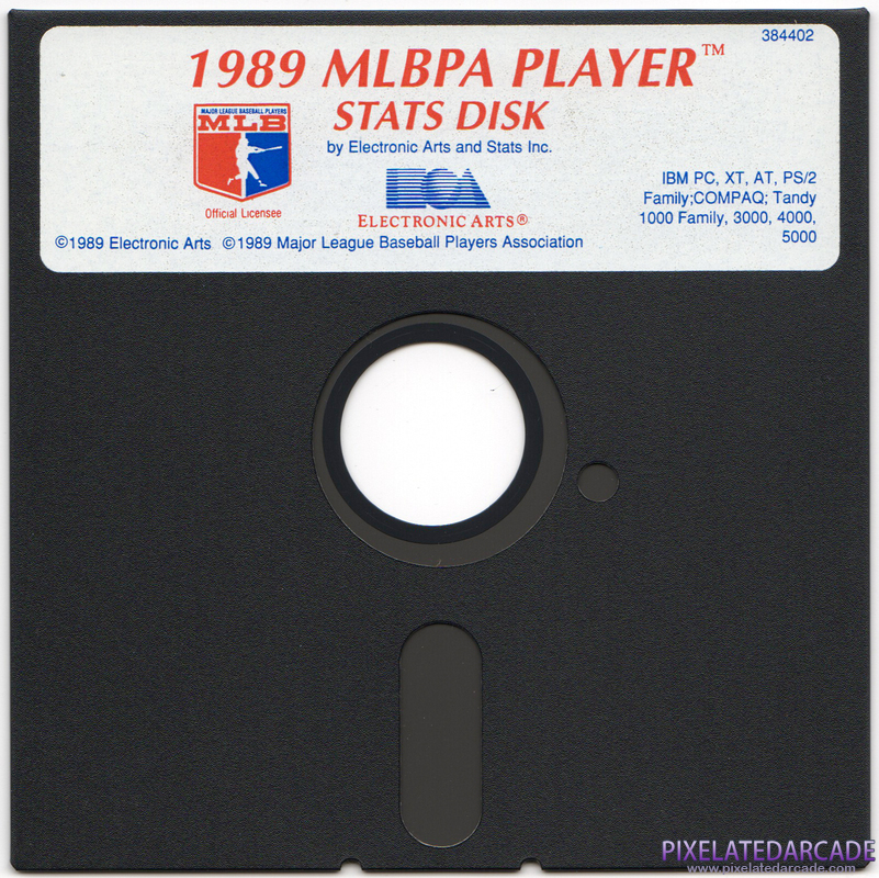 MLBPA Player Stats (1989) Cover Art: MLBPA Player Stats (1989) Cover Art: