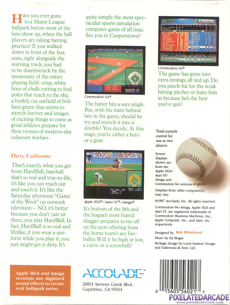 HardBall! Cover Art: HardBall! Cover Art: