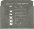 Disk Sleeve - Back