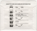 Disk Sleeve - Back