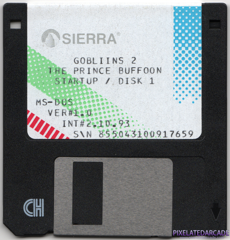 Gobliins 2: The Prince Buffoon Cover Art: Disk 1 of 2 - Front Gobliins 2: The Prince Buffoon Cover Art: Disk 1 of 2 - Front