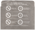 Disk Sleeve - Back