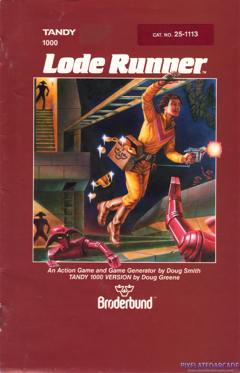 Lode Runner Cover Art: Instruction Manual - Front Lode Runner Cover Art: Instruction Manual - Front