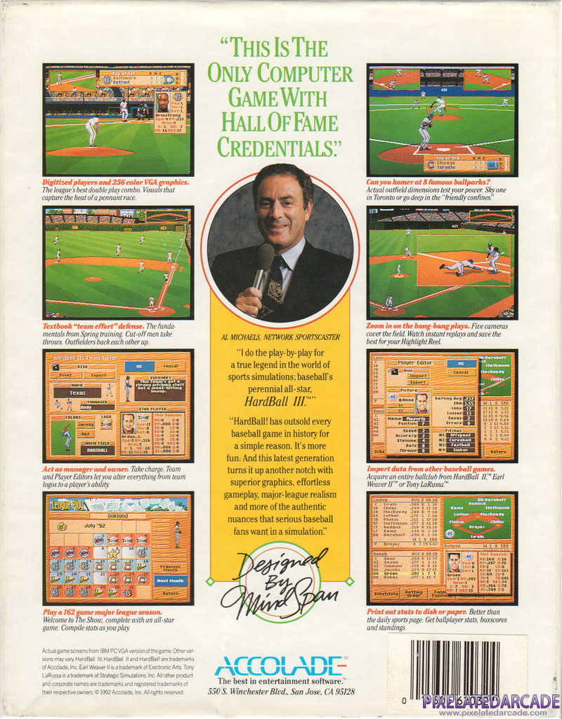 HardBall III Cover Art: HardBall III Cover Art: