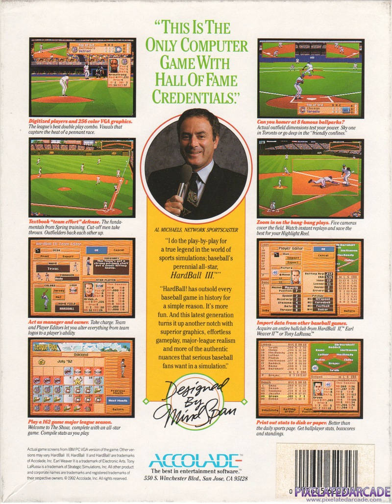 HardBall III Cover Art: HardBall III Cover Art: