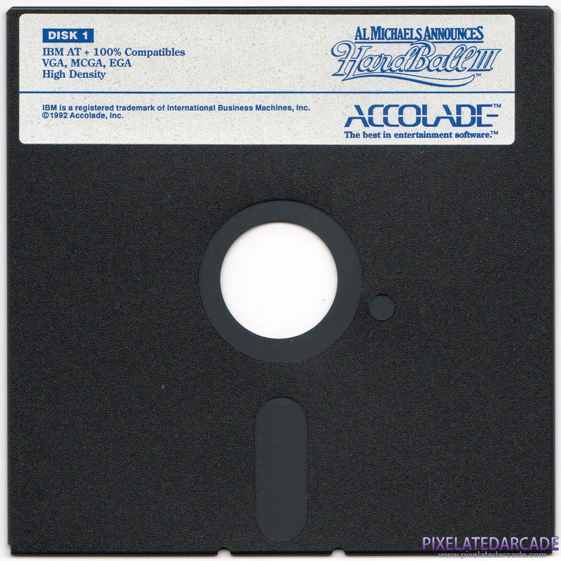 HardBall III Cover Art: Disk 1 of 2 HardBall III Cover Art: Disk 1 of 2