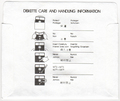 Disk Sleeve - Back