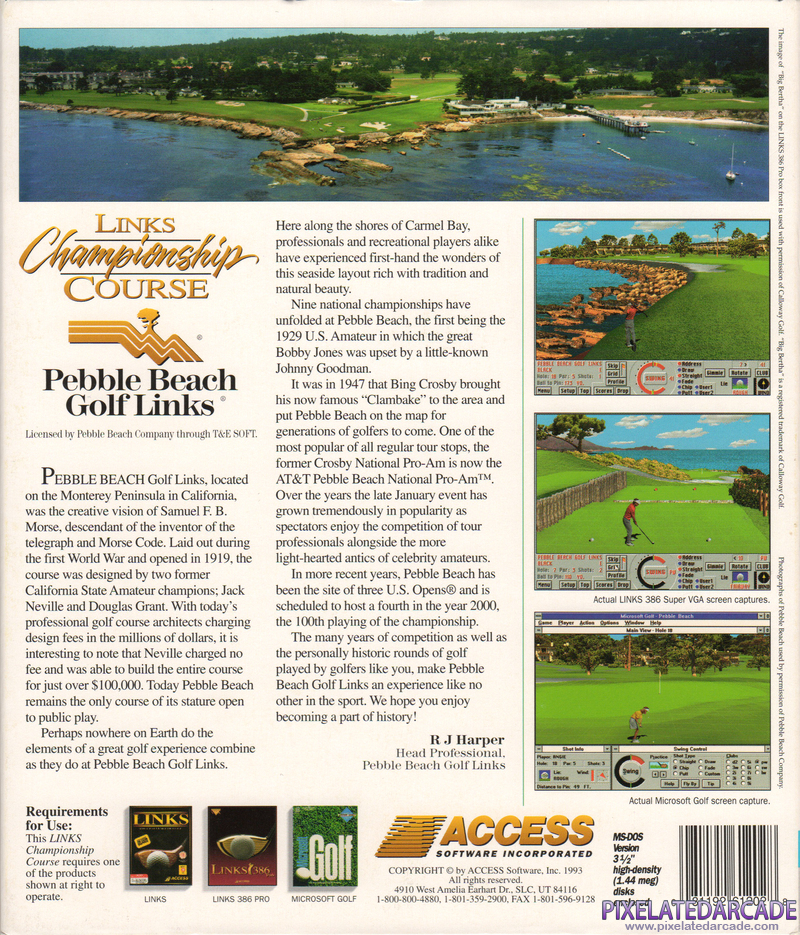 Links: Championship Course - Pebble Beach Golf Links Cover Art: Links: Championship Course - Pebble Beach Golf Links Cover Art: