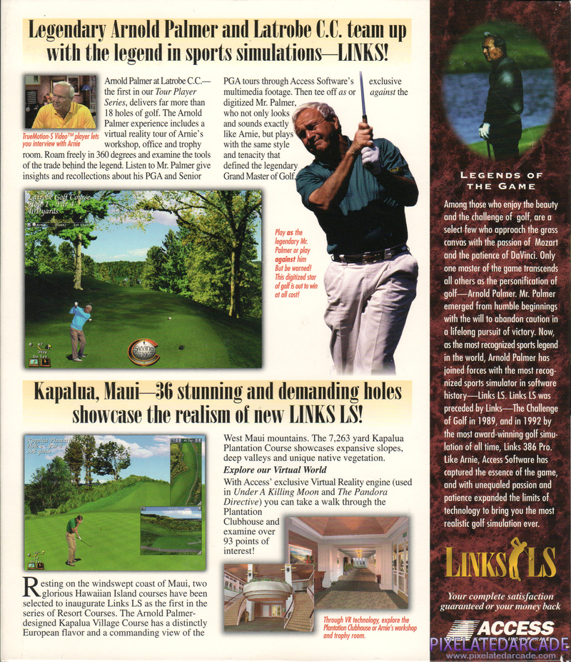 Links LS: Legends in Sports - 1997 Edition Cover Art: Links LS: Legends in Sports - 1997 Edition Cover Art: