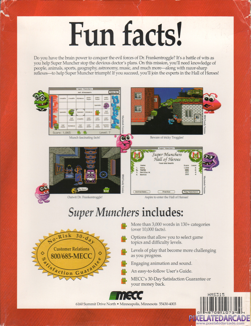 SuperMunchers: The Challenge Continues... Cover Art: 