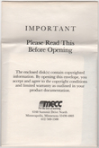 Other - Disk Envelope