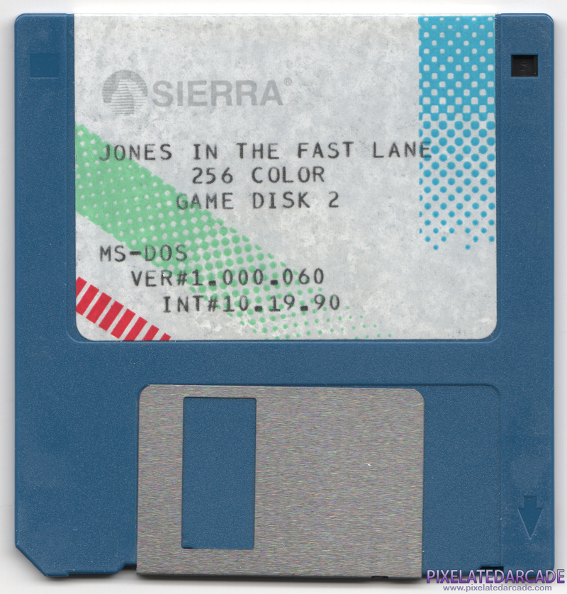 Jones in the Fast Lane Cover Art: Disk 2 of 3 - Front