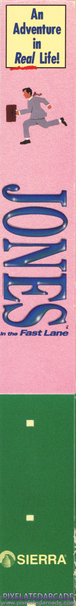 Jones in the Fast Lane Cover Art: Right Spine Jones in the Fast Lane Cover Art: Right Spine