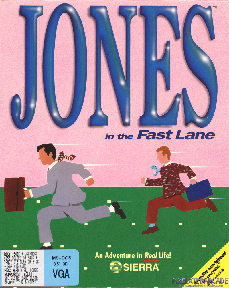 Jones in the Fast Lane Cover Art: Jones in the Fast Lane Cover Art: