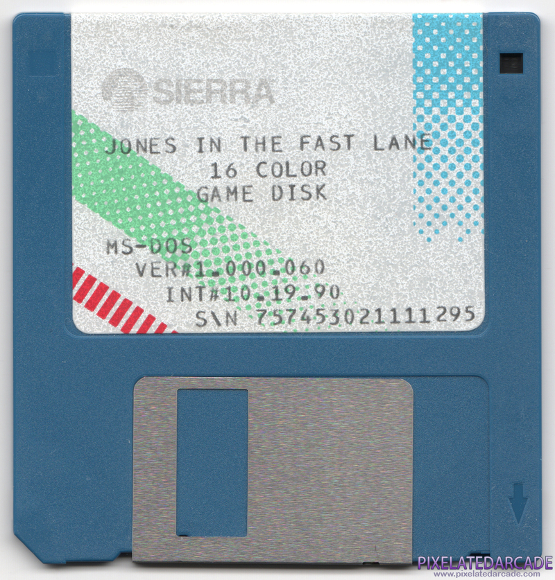 Jones in the Fast Lane Cover Art: Disk 3 of 3 - Front Jones in the Fast Lane Cover Art: Disk 3 of 3 - Front