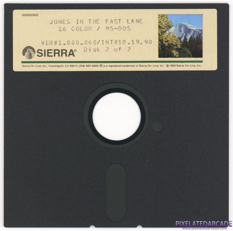 Jones in the Fast Lane Cover Art: 16 color - Disk 2 of 2