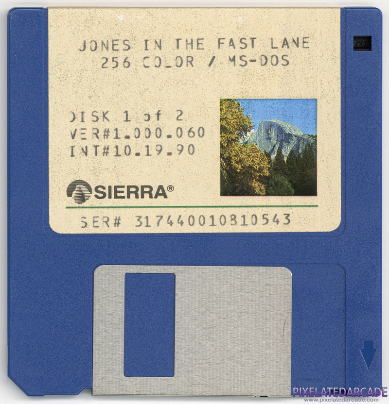 Jones in the Fast Lane Cover Art: 256 color - Disk 1 of 2 Jones in the Fast Lane Cover Art: 256 color - Disk 1 of 2