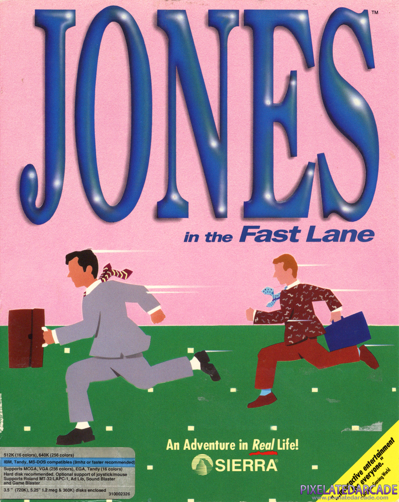 Jones in the Fast Lane Cover Art: Jones in the Fast Lane Cover Art: