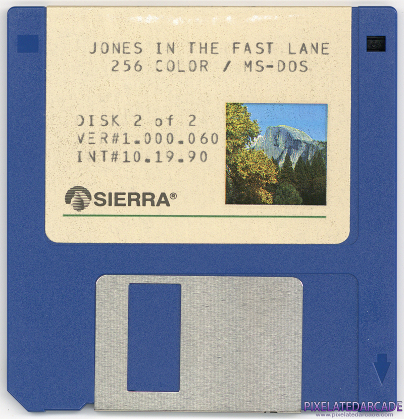 Jones in the Fast Lane Cover Art: 256 color - Disk 2 of 2 Jones in the Fast Lane Cover Art: 256 color - Disk 2 of 2