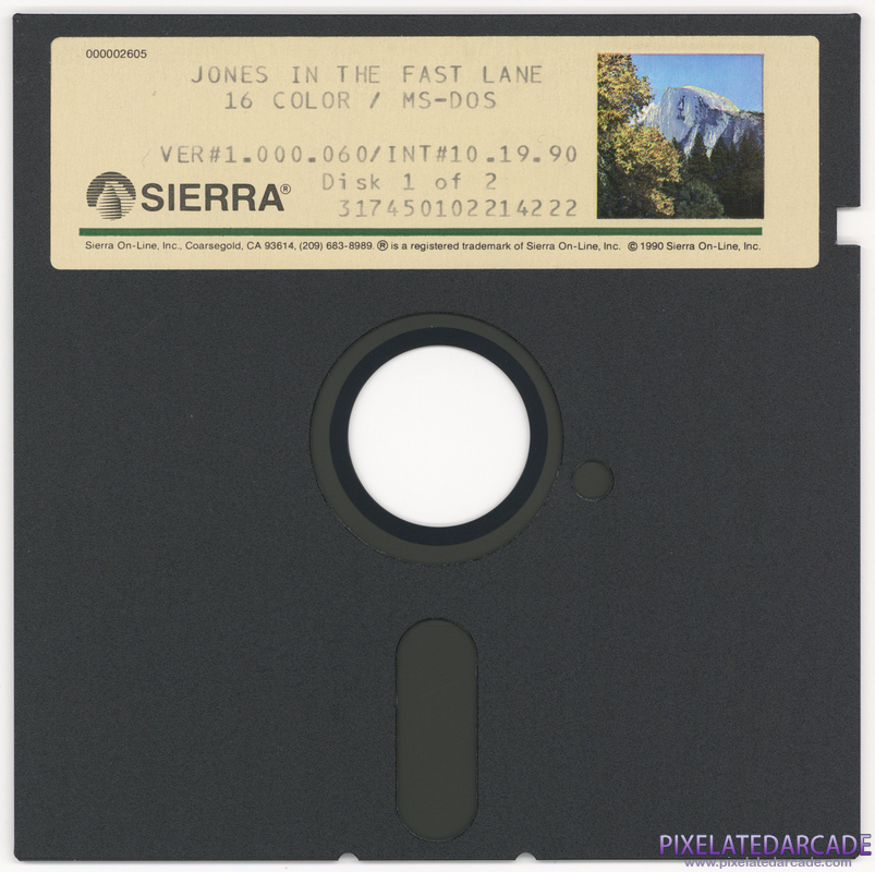 Jones in the Fast Lane Cover Art: 16 color - Disk 1 of 2 Jones in the Fast Lane Cover Art: 16 color - Disk 1 of 2