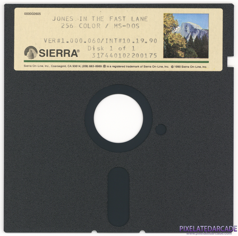 Jones in the Fast Lane Cover Art: 256 color - Disk 1 of 1 Jones in the Fast Lane Cover Art: 256 color - Disk 1 of 1