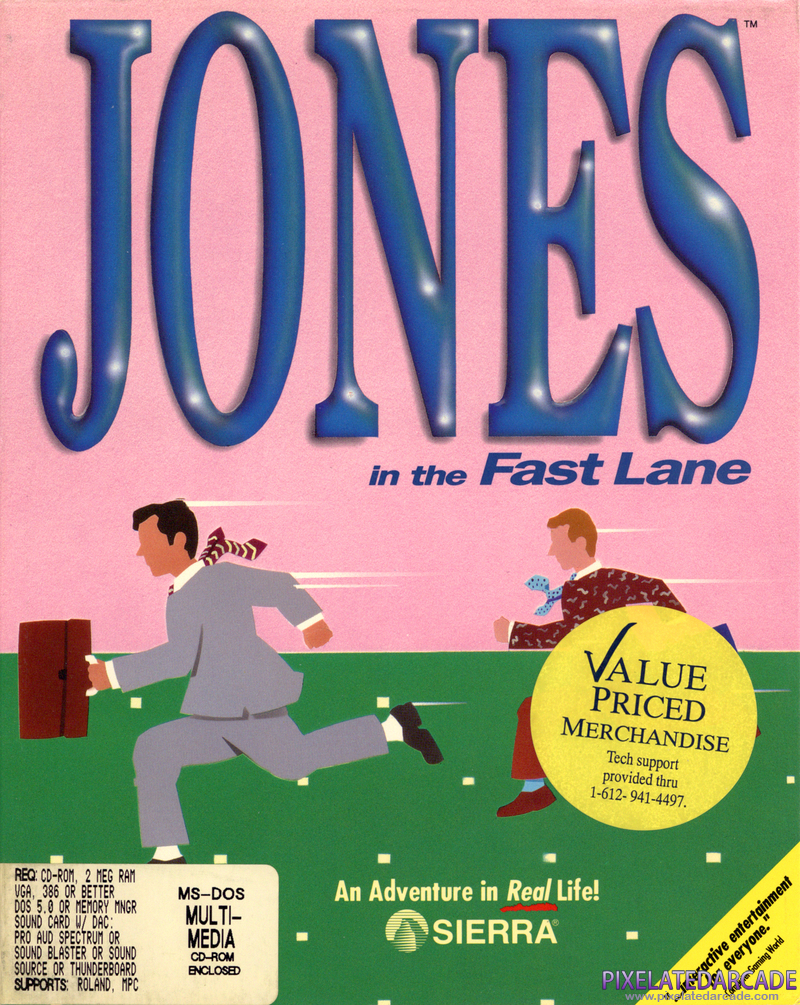 Jones in the Fast Lane Cover Art: Jones in the Fast Lane Cover Art: