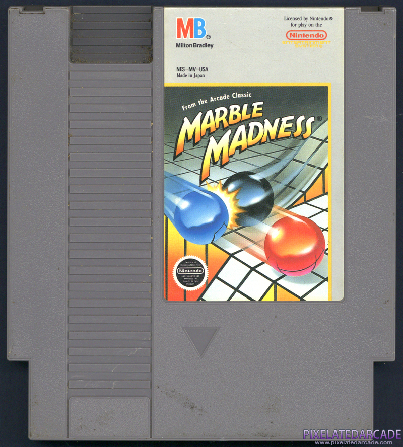 Marble Madness Cover Art: Front Marble Madness Cover Art: Front