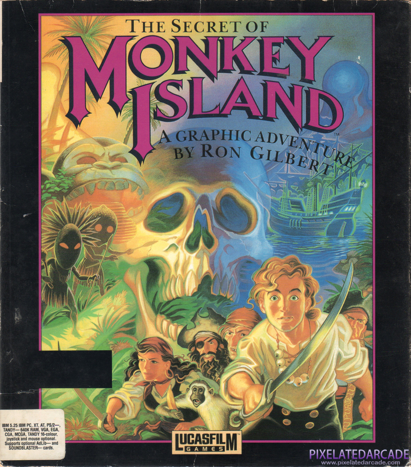 Secret of Monkey Island, The Cover Art: 