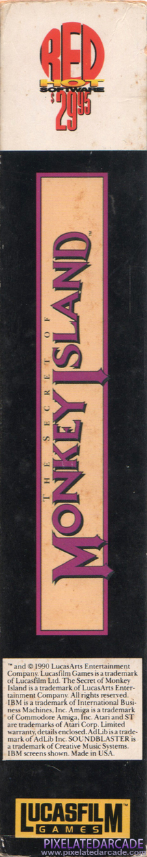 Secret of Monkey Island, The Cover Art: Right Side