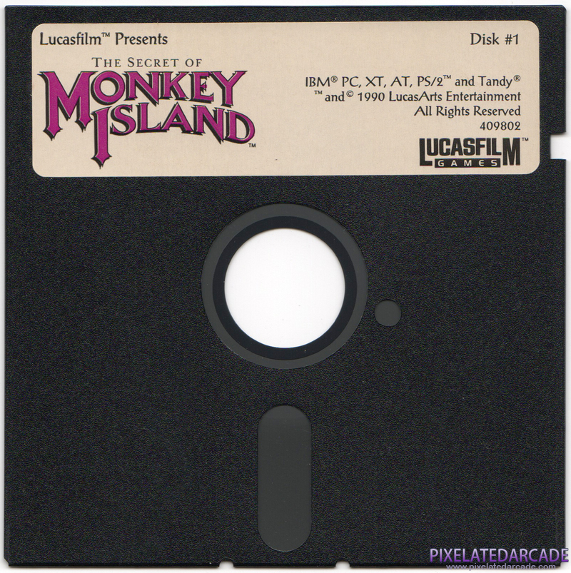 Secret of Monkey Island, The Cover Art: Disk 1 of 8