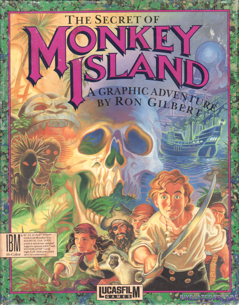 Secret of Monkey Island, The Cover Art: 
