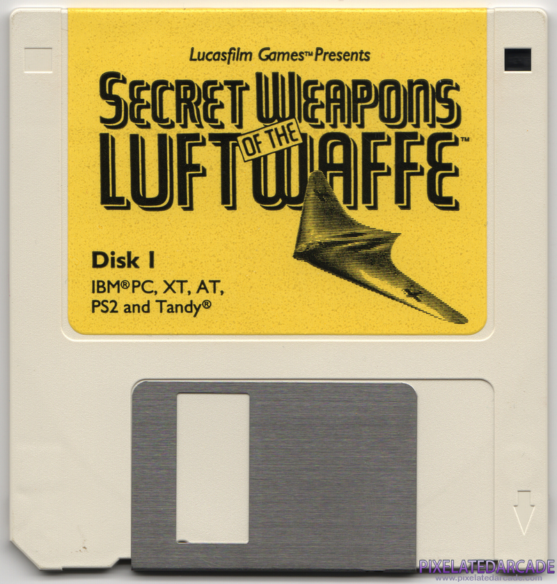 Secret Weapons of the Luftwaffe Cover Art: Disk 1 of 4 - Front Secret Weapons of the Luftwaffe Cover Art: Disk 1 of 4 - Front