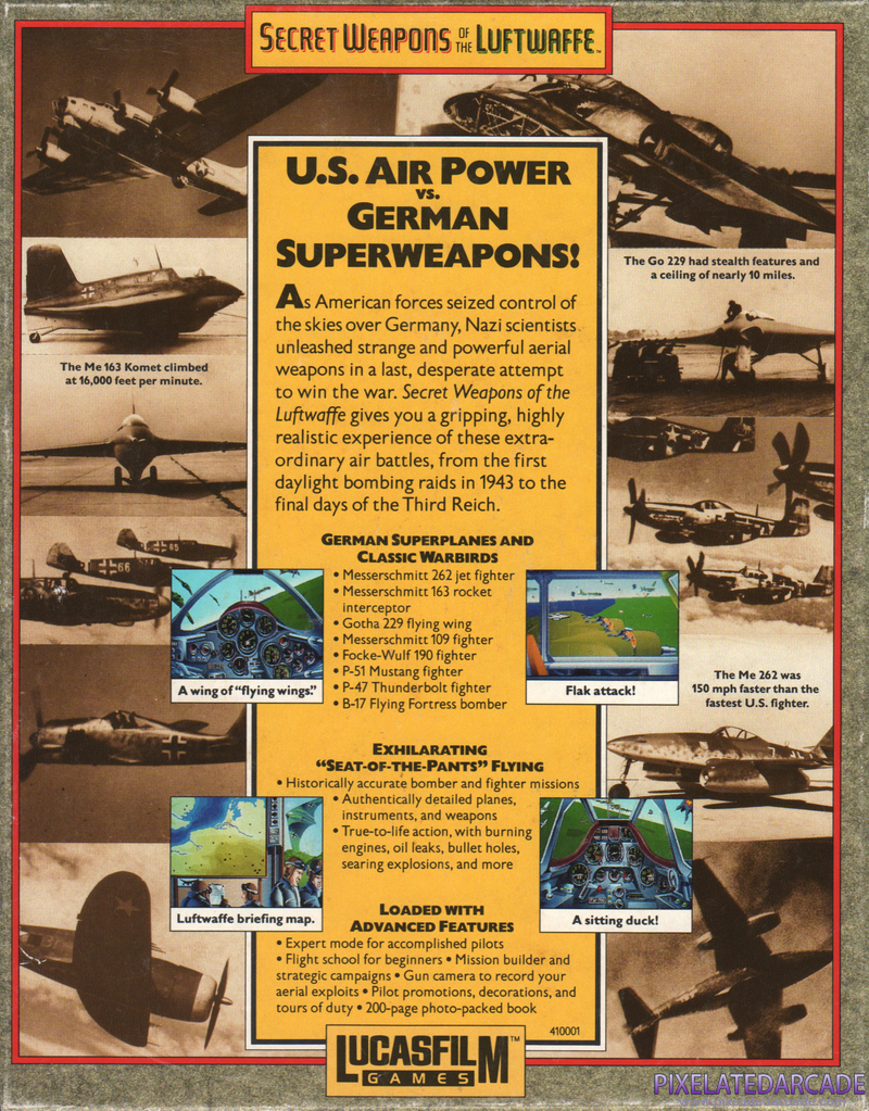 Secret Weapons of the Luftwaffe Cover Art: Secret Weapons of the Luftwaffe Cover Art: