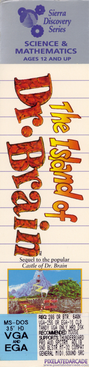 Island of Dr. Brain, The Cover Art: Left Spine Island of Dr. Brain, The Cover Art: Left Spine