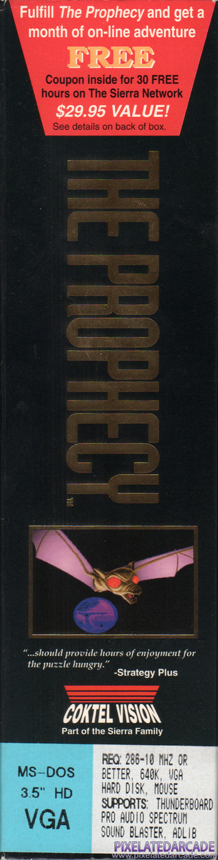 Prophecy, The Cover Art: Left Side
