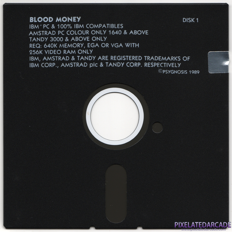 Blood Money Cover Art: Disk 1 of 2 Blood Money Cover Art: Disk 1 of 2