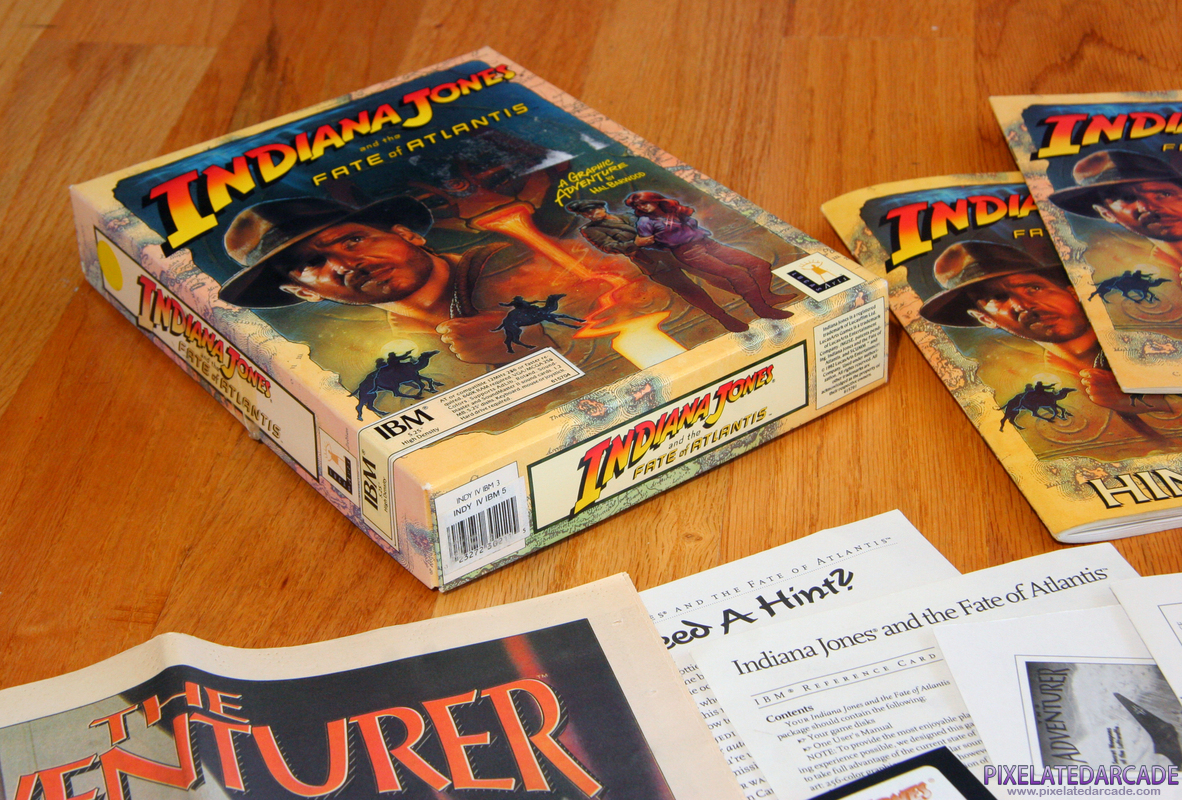 Indiana Jones and the Fate of Atlantis Cover Art: 