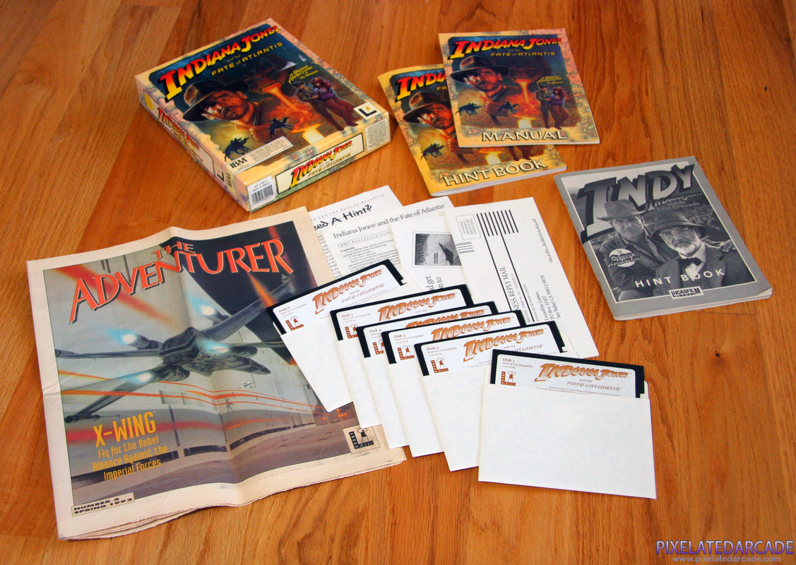 Indiana Jones and the Fate of Atlantis Cover Art: 
