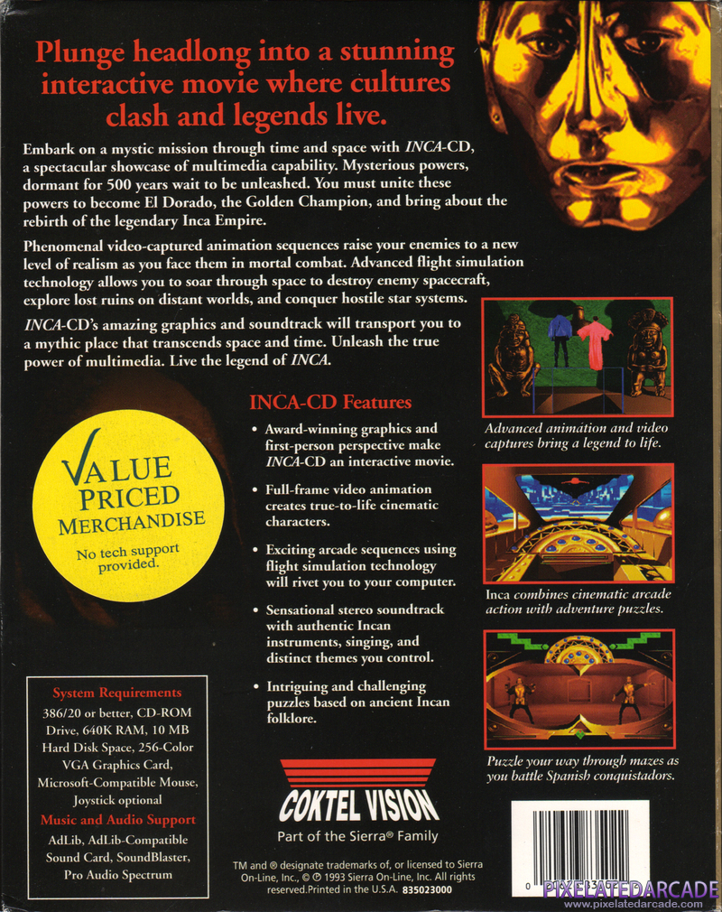 Inca Cover Art: 